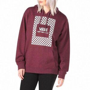 💖MEGA SALE💖VANS Women Boxed Pullover II Hoodie VN0A4QGH9A8. XS Size Burgundy